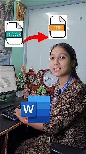 MS Word Document to Pdf in MS Word