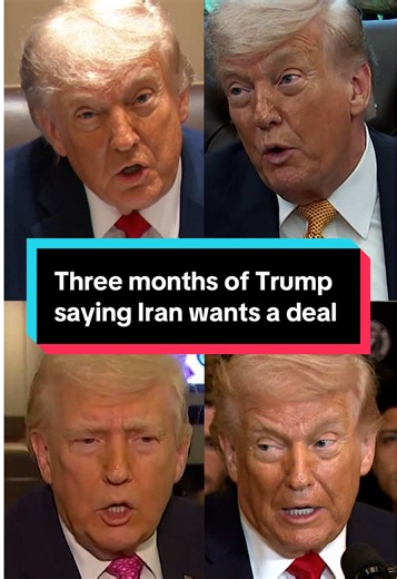 For the past three months, Trump has repeatedly said he’s close to making a deal with Iran — but the so-called ‘Dealmaker-in-Chief’ has yet to make one. #news #trump #iran