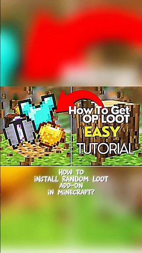 Minecraft Power-Up? 🤖 How to Install Random Loot Addon