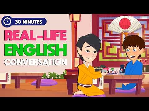 30 Simple English Conversations for Beginner | Real-Life English Speaking Practice Dialogues (A1-A2)