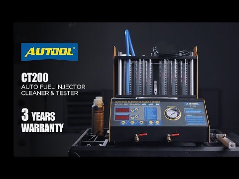 AUTOOL CT200 Fuel injector cleaning tester ---HOW TO clean injection Directly without disassembling
