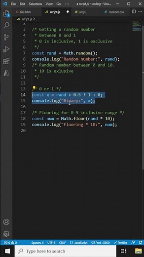 JavaScript Math random() method - JavaScript Tutorial for Beginners