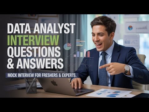 Data Analyst Interview Questions & Answers | Data Analytics Mock Interview for Freshers and Experts