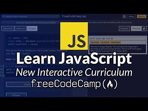 Learn JavaScript Interactively in NEW freeCodeCamp.org Curriculum