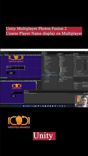 Unity Multiplayer Photon Fusion 2 Course Player Name display on Multiplayer