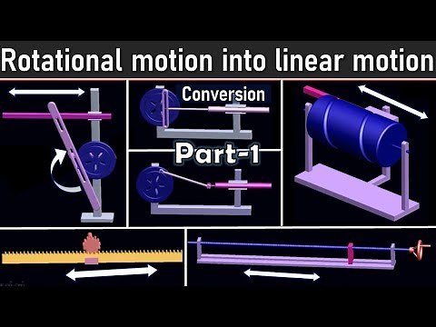 How to convert rotational motion into linear motion | Lemurian Designs