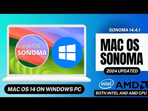 How to install macOS Sonoma on Windows PC 2024