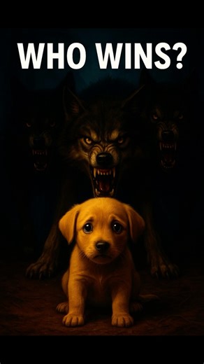 Puppy vs Wolves 🐶🐺 Who Will Survive This Clash?