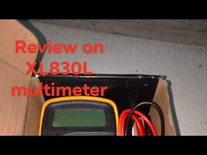 rewiew on XL830L multimeter