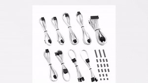 CableMod RT-Series Classic ModMesh Sleeved Cable Kit for ASUS/Seasonic/Phanteks Revolt (White)