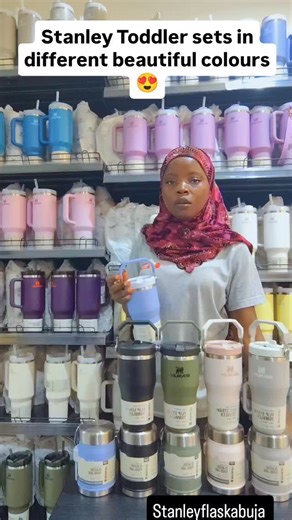 Quality Food flasks, water flasks, Teamugs in Nigeria on Instagram: "Stanley Flask Toddlers combo set in different beautiful colours Available in store.... Stanley Flip straw tumbler 0.59L 8hrs cold 35hrs iced Price 58,500 Stanley classic food jar 0.4L 7hrs Hot 7hrs cold Price 46,500 Total price for the Combo ₦105,000 Nationwide delivery and pick up #stanleyflaskabuja #abujafavouritesupermarket #costcuttersupermarketng #onlineshopping #onlineshoppingaddict"