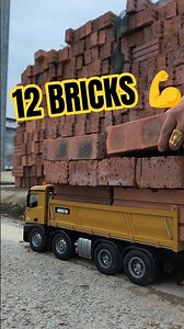 Remote Control Monster Truck Hauls 12 Bricks Challenge