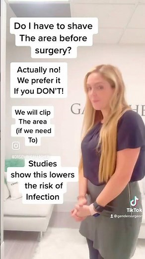 Shaving before surgery??