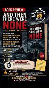 And Then There Were None : Book Review ‪@Agatha_Christie‬ ‪@readersdigest‬ #books #classics