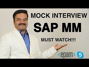 Mastering SAP MM Interviews: Mock Interview for Freshers and Experienced (2023)