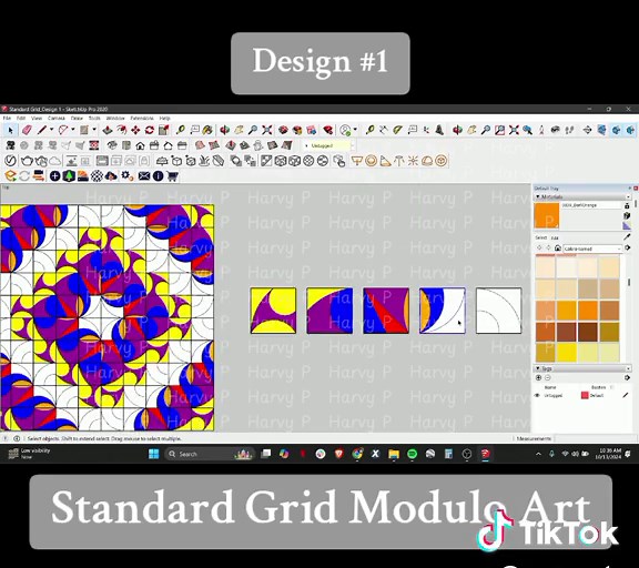 Standard Grid Modulo Art: Design #1 Tutorial