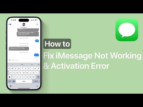 How To Fix iMessage Not Working And iMessage Activation Error