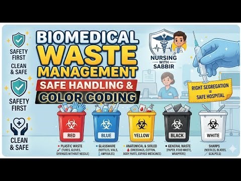 Biomedical Waste Management | Color Coding Made Easy | Nursing Notes