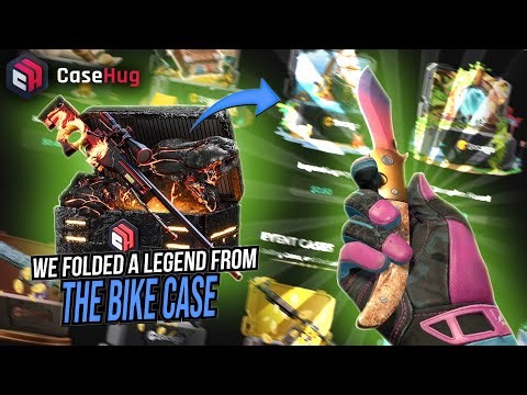 WE FOLDED A LEGEND FROM THE BIKE CASE 😱 CSGO CASE OPENING PROMO CODE