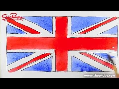 How to draw the British Flag - Spoken Tutorial