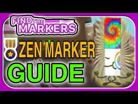 ROBLOX ZEN MARKER GUIDE!! | Roblox Find the Markers