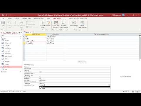 How to add Current Date or Time Stamp to newly added records in MS Access Table - Office 365