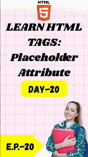 HTML Placeholder Tag Explained #Shorts #coding #viralvideo #facts #trending #trendingshorts