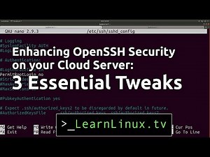 3 Important Tweaks for Improving OpenSSH Security on Your Cloud Instance