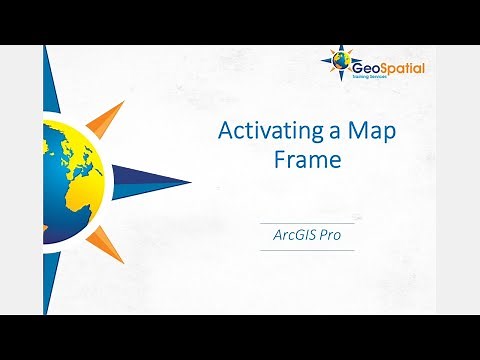 Activating a Map Frame