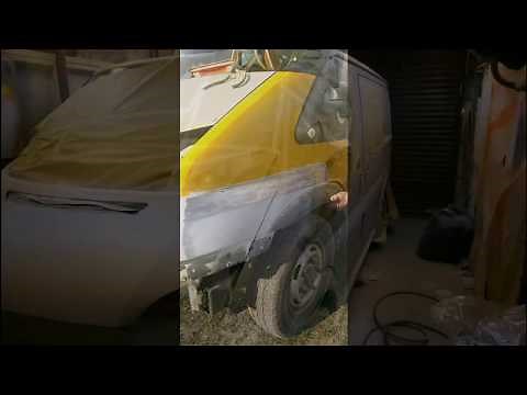 Ford Transit van mk7 respray, sport kit fitted