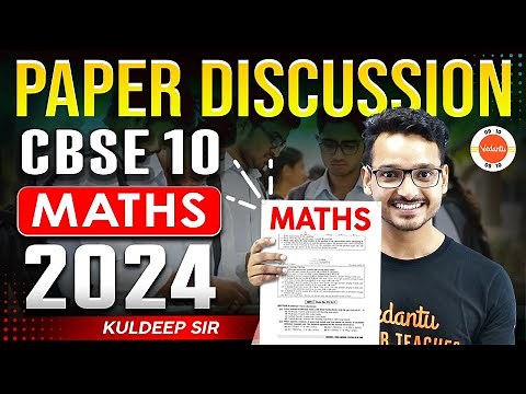Class 10 Maths Question Paper Discussion & Analysis with Solutions! 🔥 CBSE Board Exam 2024 ✅