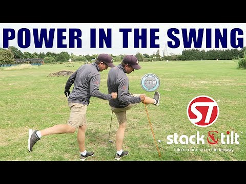 How to create power in the Stack & Tilt golf swing | Golf Tips | Lesson 15