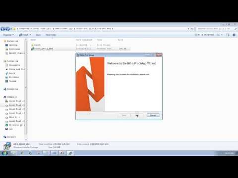 Nitro PDF Installation & Activation Tutorial