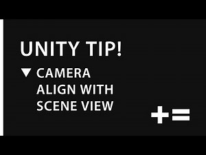 Align Camera With View OR Move Objects to View - UNITY 2020 [AWESOME TIP]