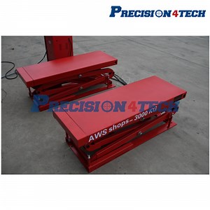 [Hot Item] 3500kg Full Electric Lock Release MID Rise Scissor Car Lift