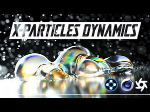 Cinema 4D Tutorial Create Dynamic Waterdrops using X-Particles and Octane