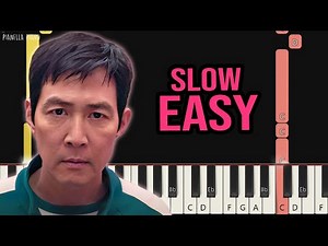 SQUID GAME 2 - Mingle Game Song “Round and Round” | SLOW EASY Piano Tutorial by Pianella Piano