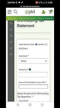 how to download ptcl withholding tax certificate online _ fbr pakistan withholding tax certificate