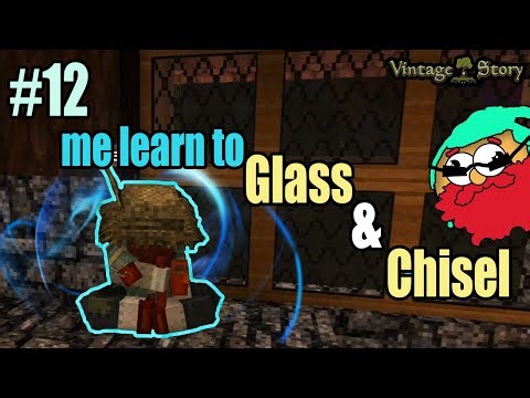 A Calm Day of Glassmaking & Window sill Chiseling | Vintage Story Gameplay Ep. 12