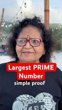 Largest Prime Number #maths #brainlearning #brainteaser #primenumbers