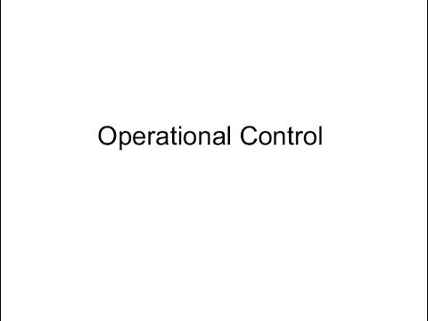OPERATIONAL CONTROL SYSTEM