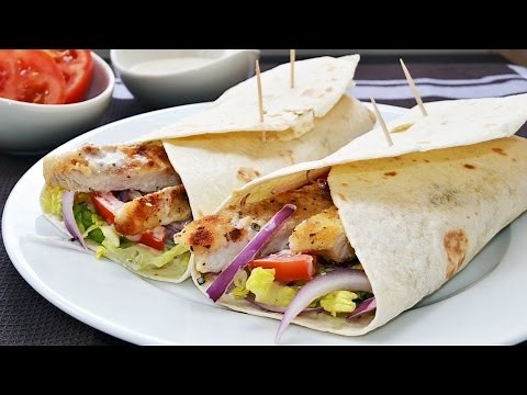 How to Make Chicken Wraps - Easy Chicken Wrap Recipe
