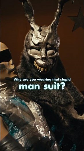 DONNIE DARKO THEATRE SCENE Frank takes off his mask!