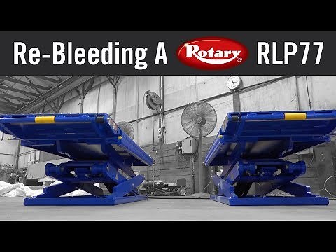 Re-Bleeding a Rotary RLP77