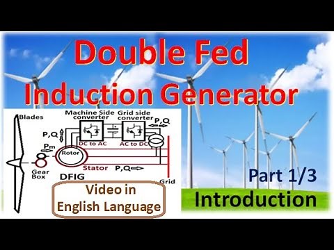 Double Fed Induction Generator, DFIG for wind turbine, Introduction, Components and working, EV Pt1