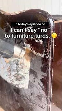 I Revealed the Wood Under 100 Years of Gunk 😳🪵 | Antique Furniture Makeover #furnitureflip