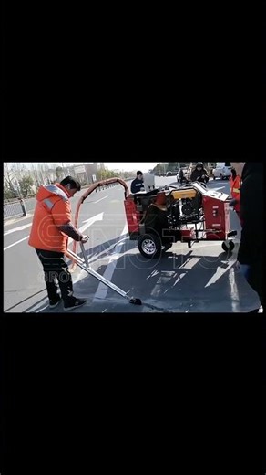 How to Operate a Crack Sealing Paver？ #heavymachinery #constructionmachines