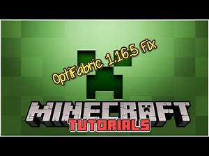 Minecraft Tutorials - Minecraft 1.16.5 OptiFabric Fix