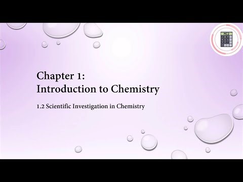 Chemistry | Form 4 | Chapter 1 - 1.2 Scientific Investigation in Chemistry (Experiment)