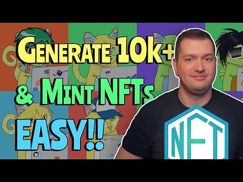 How To Create An ENTIRE NFT Collection (10,000+) & MINT In Under 1 Hour Without Coding Knowledge